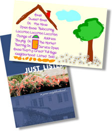 Real Estate color postcards